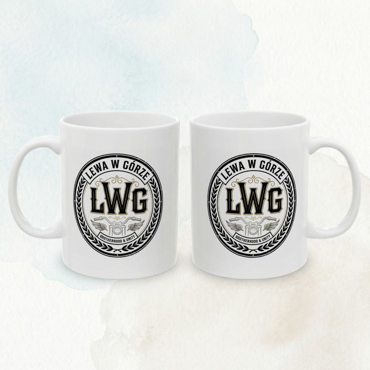 Kubek Lewa W Górze Brotherhood Prezent Dla Motocyklisty Motor