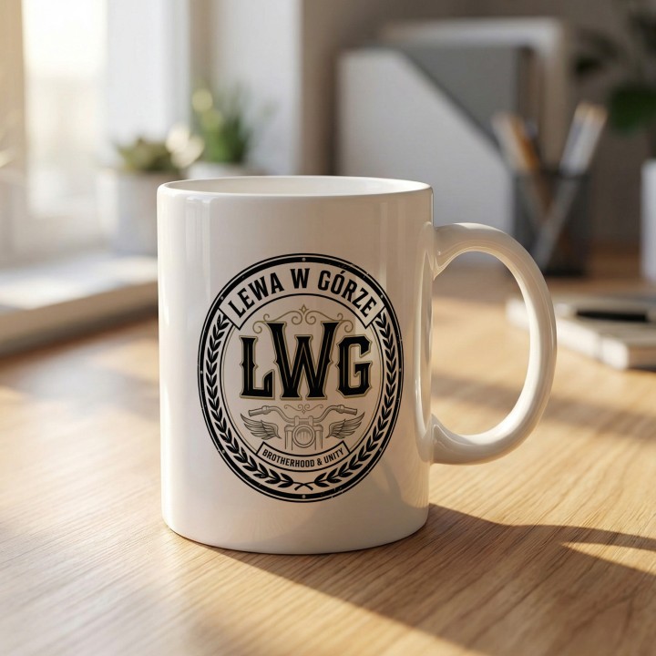 Kubek Lewa W Górze Brotherhood Prezent Dla Motocyklisty Motor