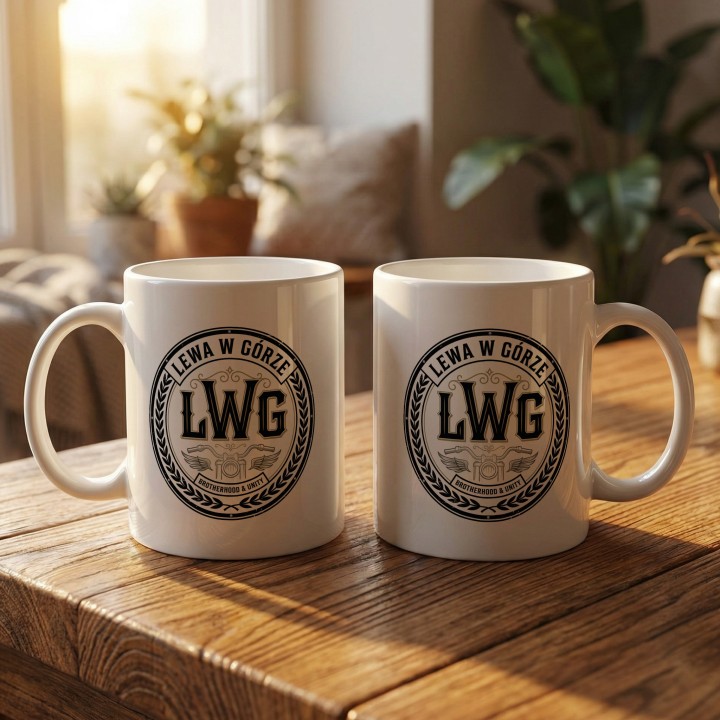 Kubek Lewa W Górze Brotherhood Prezent Dla Motocyklisty Motor
