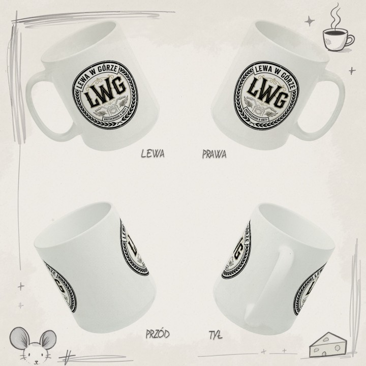 Kubek Lewa W Górze Brotherhood Prezent Dla Motocyklisty Motor