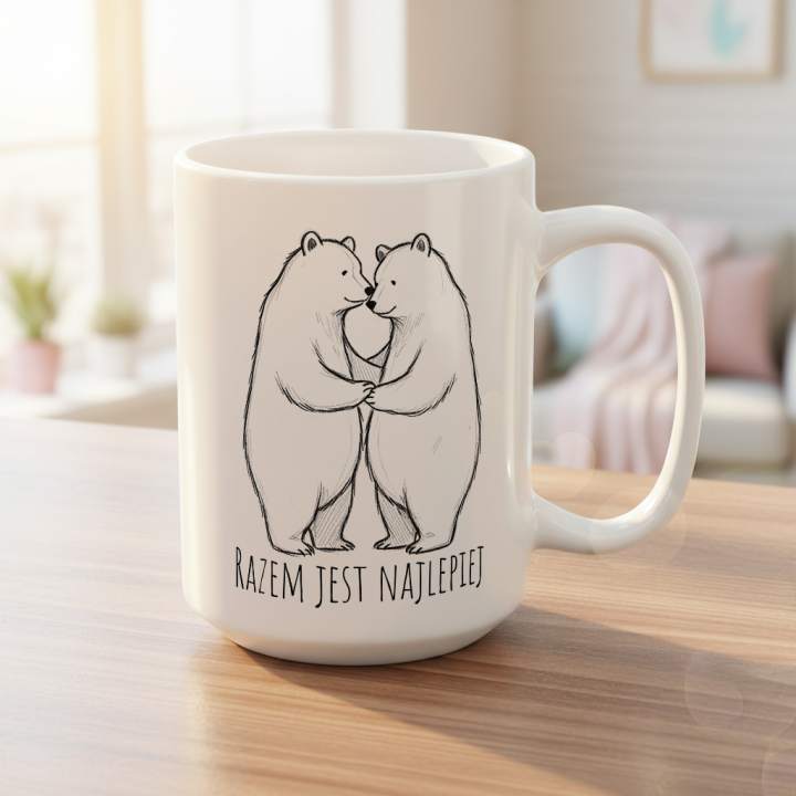 Kubek dla pary – „RAZEM JEST NAJLEPIEJ”