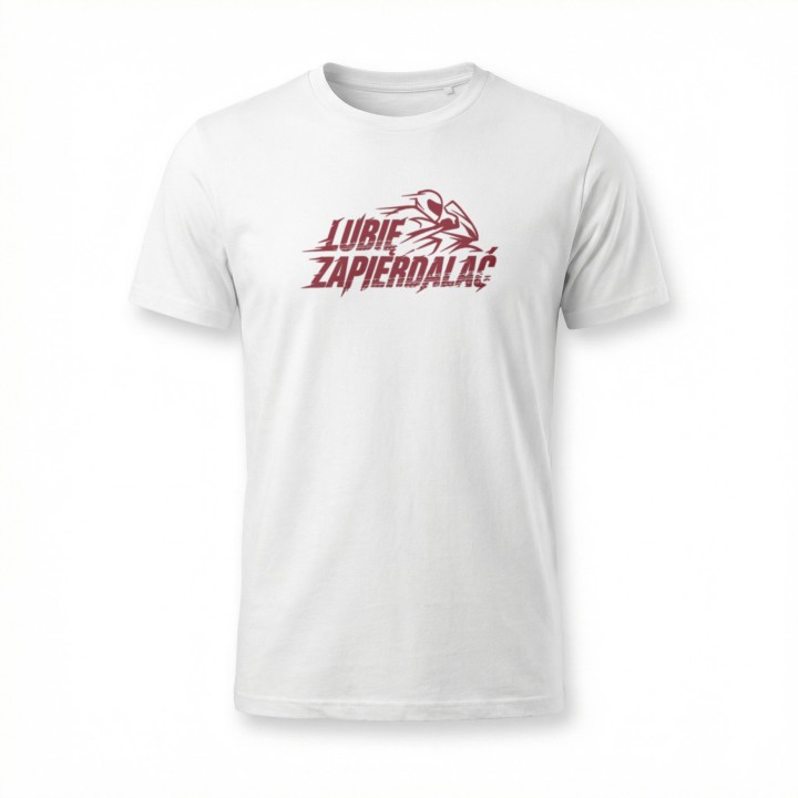 Koszulka Lubię Zapierdalać | T-shirt dla Motocyklisty | Prezent dla Fana Prędkości