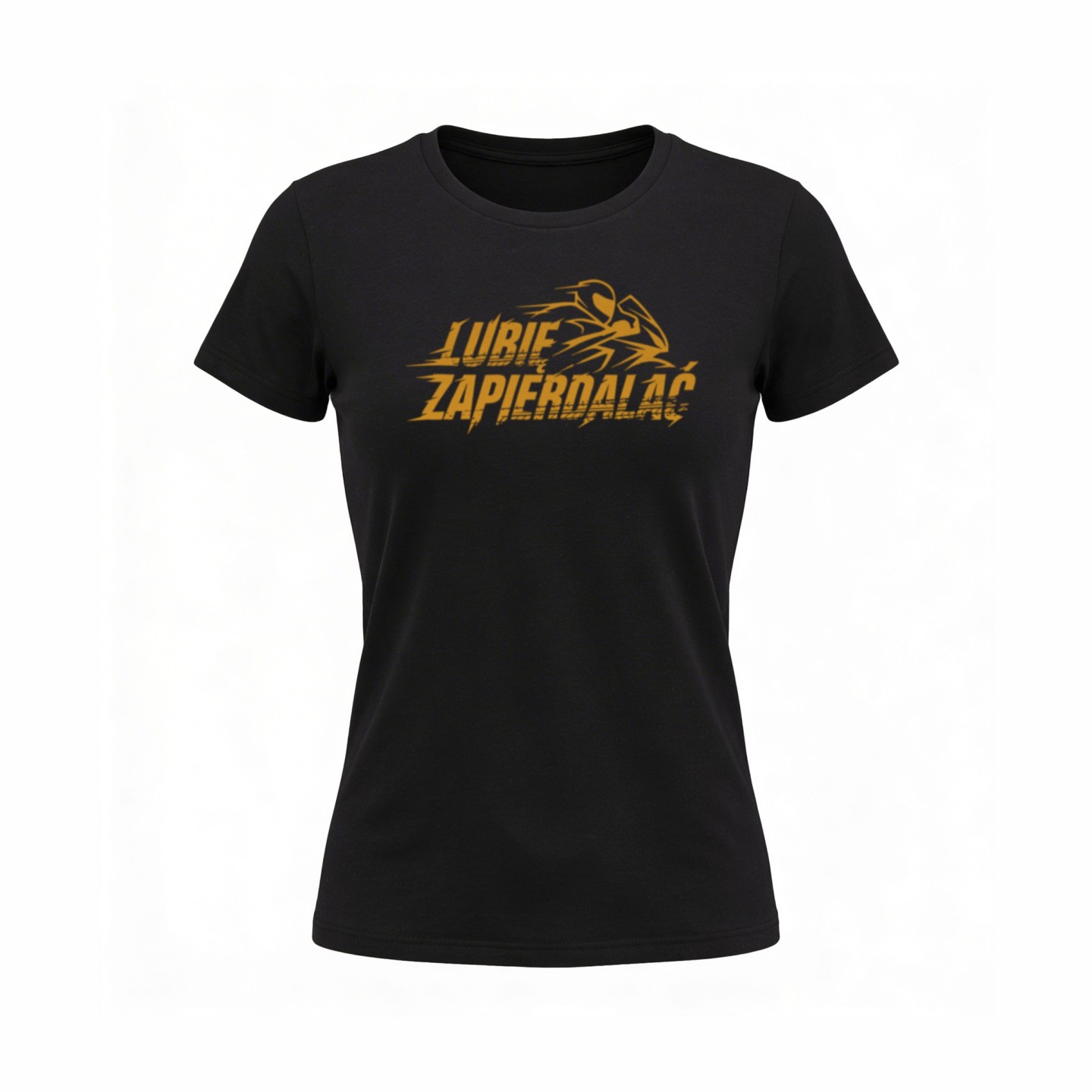 Koszulka z nadrukiem Lubię Zapierdalać – t-shirt dla motocyklisty z charakterem