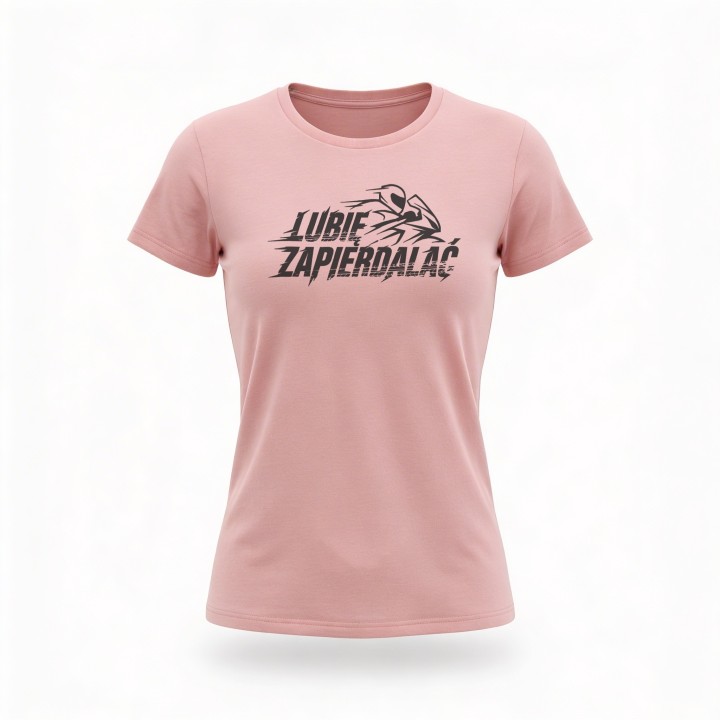 Koszulka Lubię Zapierdalać | T-shirt dla Motocyklisty | Prezent dla Fana Prędkości