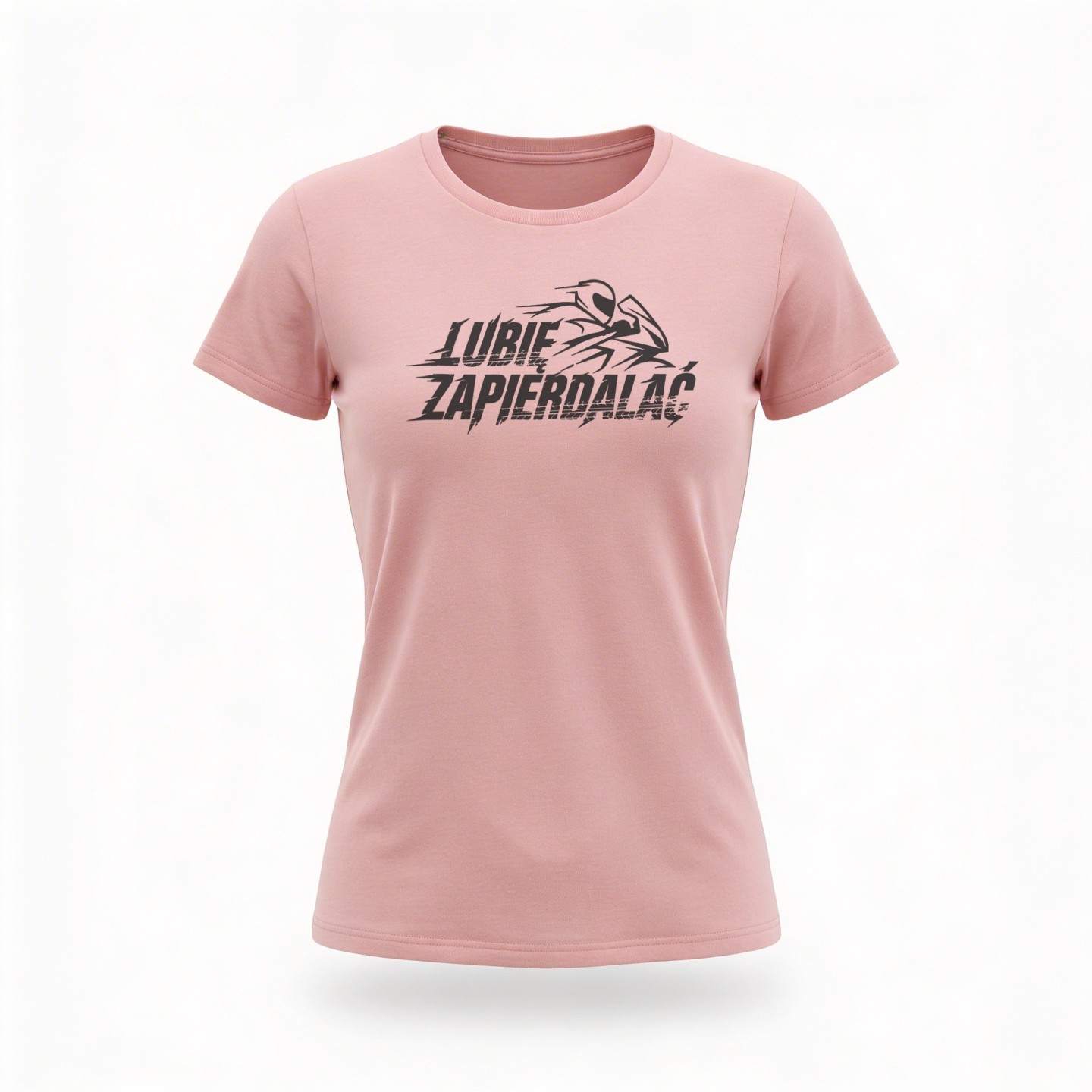 Koszulka z nadrukiem Lubię Zapierdalać – t-shirt dla motocyklisty z charakterem