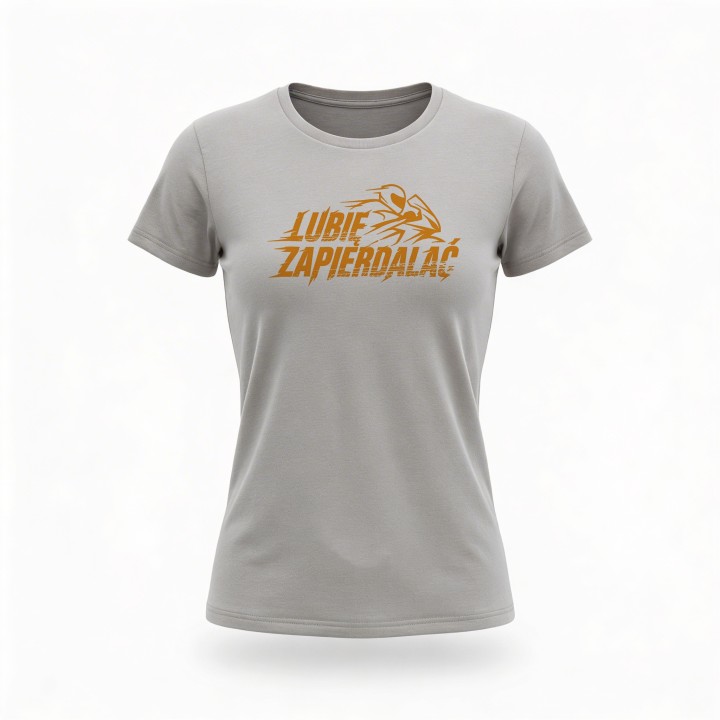 Koszulka Lubię Zapierdalać | T-shirt dla Motocyklisty | Prezent dla Fana Prędkości
