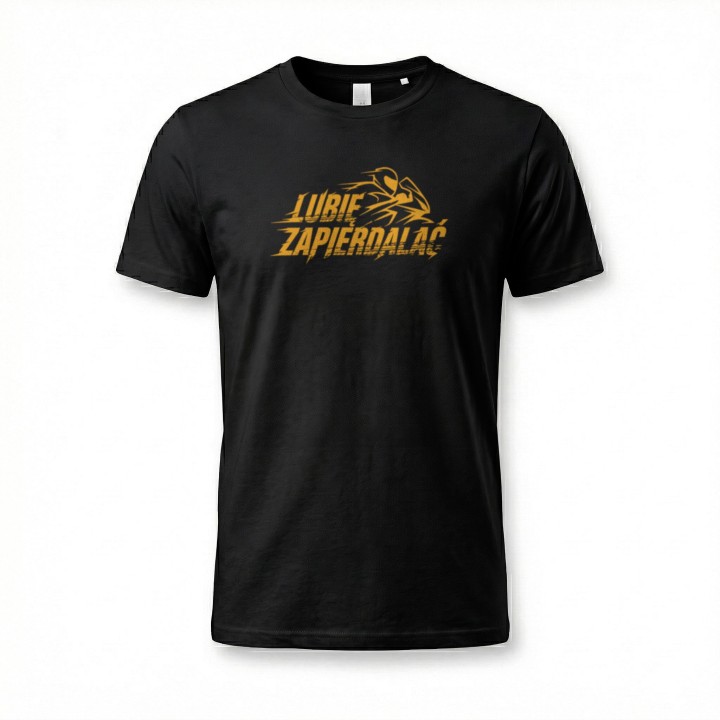 Koszulka Lubię Zapierdalać | T-shirt dla Motocyklisty | Prezent dla Fana Prędkości