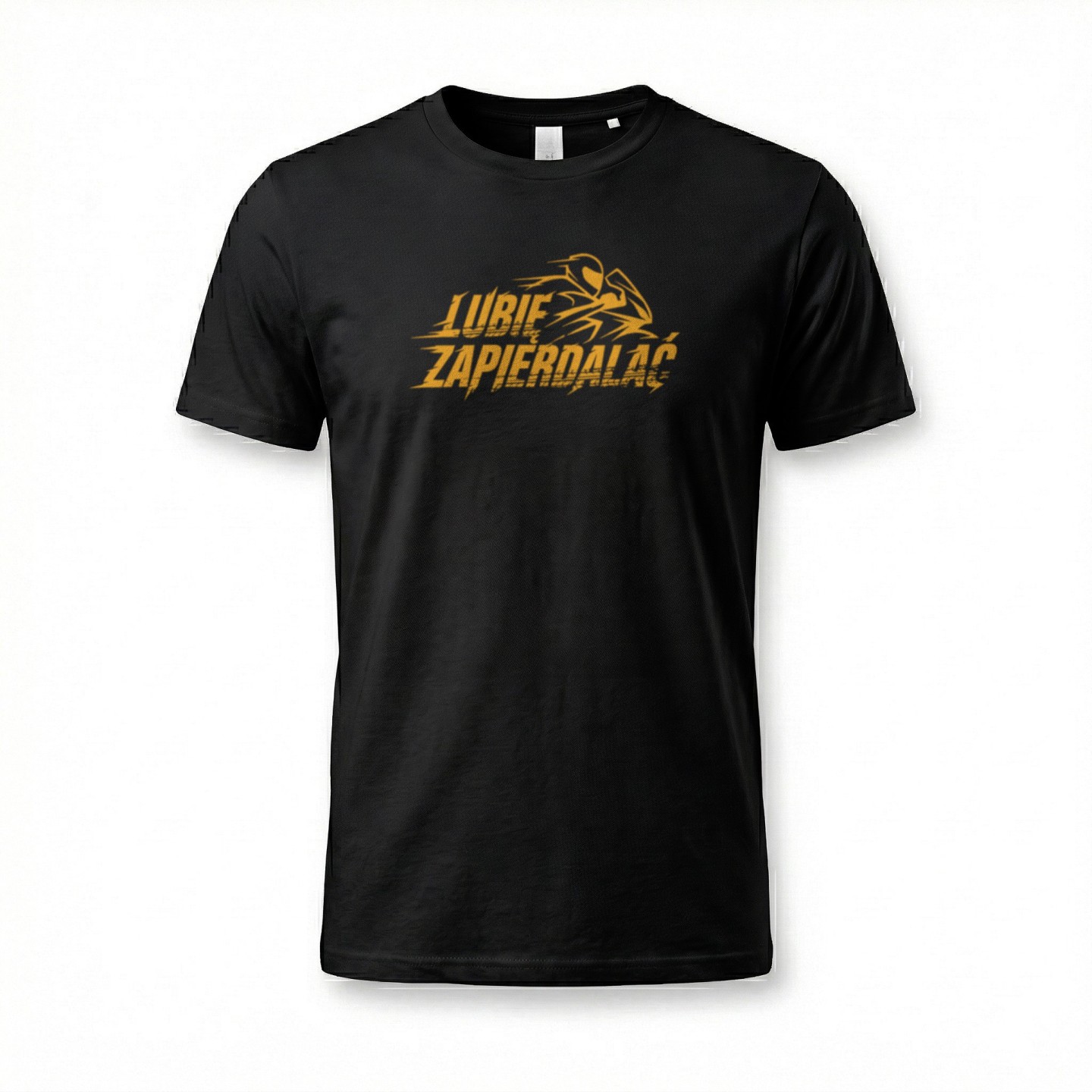 Koszulka z nadrukiem Lubię Zapierdalać – t-shirt dla motocyklisty z charakterem