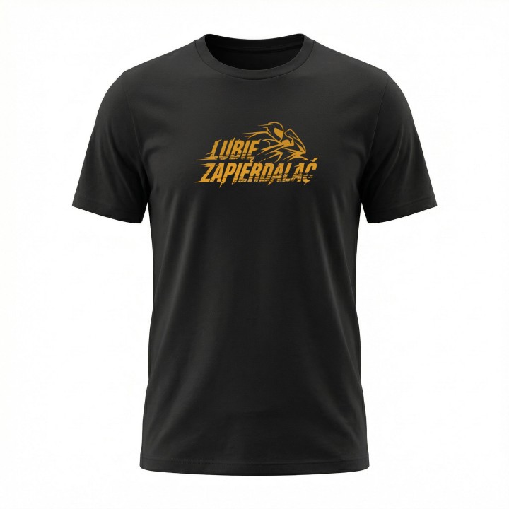 Koszulka Lubię Zapierdalać | T-shirt dla Motocyklisty | Prezent dla Fana Prędkości
