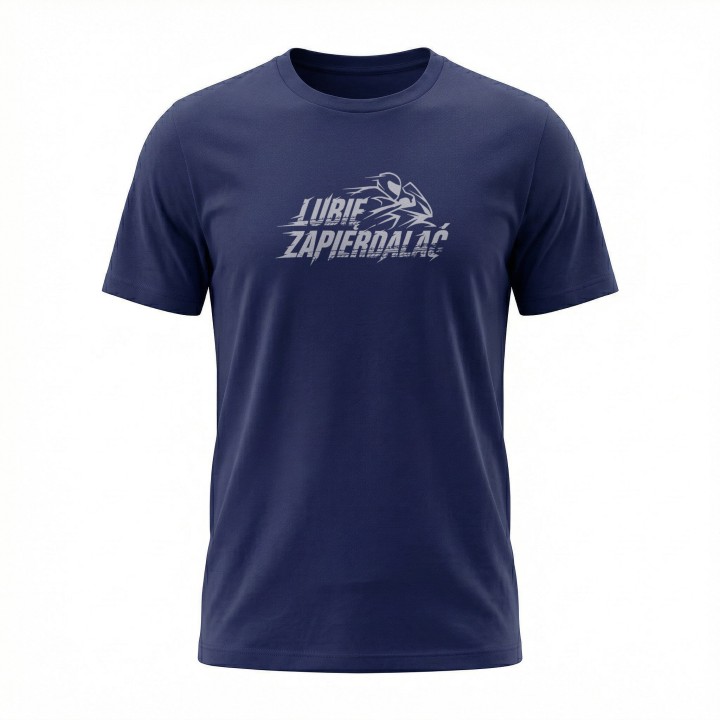 Koszulka Lubię Zapierdalać | T-shirt dla Motocyklisty | Prezent dla Fana Prędkości