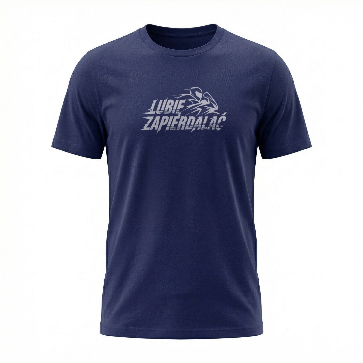 Koszulka z nadrukiem Lubię Zapierdalać – t-shirt dla motocyklisty z charakterem