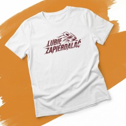 Koszulka z nadrukiem Lubię Zapierdalać – t-shirt dla motocyklisty z charakterem
