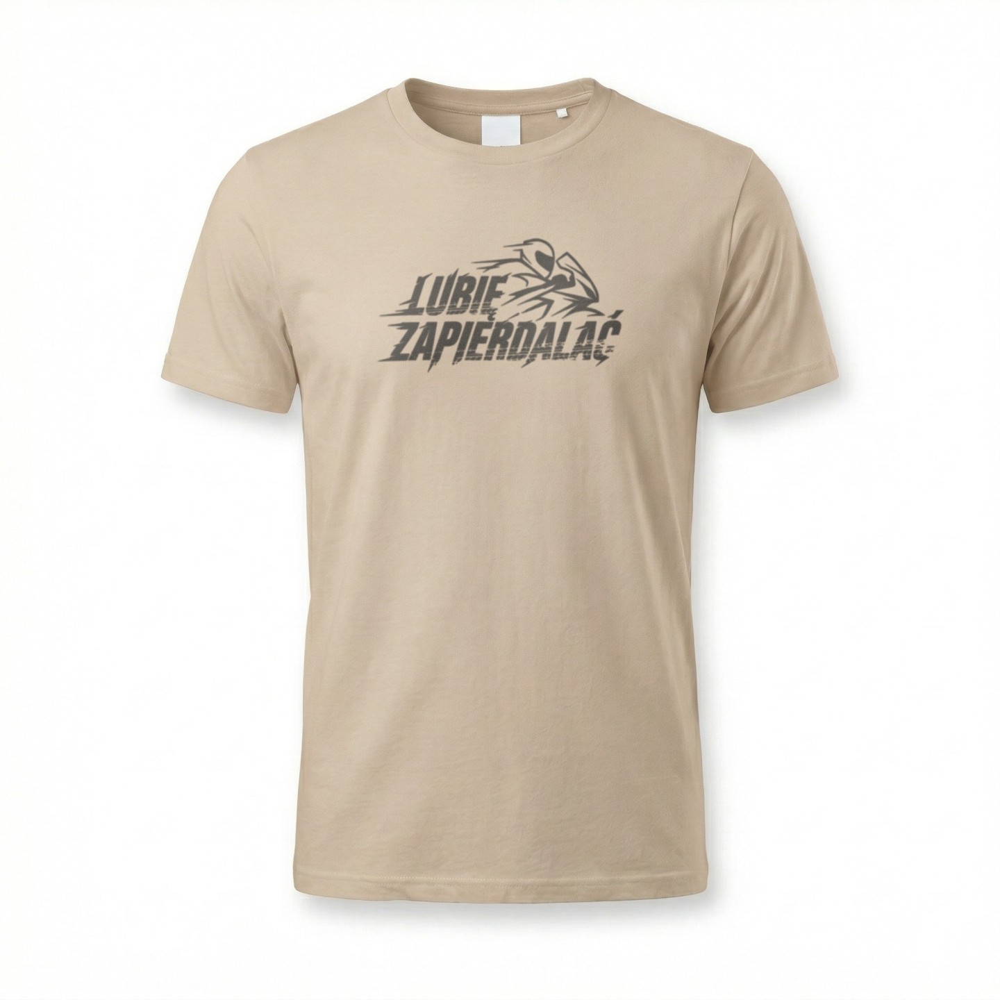 Koszulka z nadrukiem Lubię Zapierdalać – t-shirt dla motocyklisty z charakterem