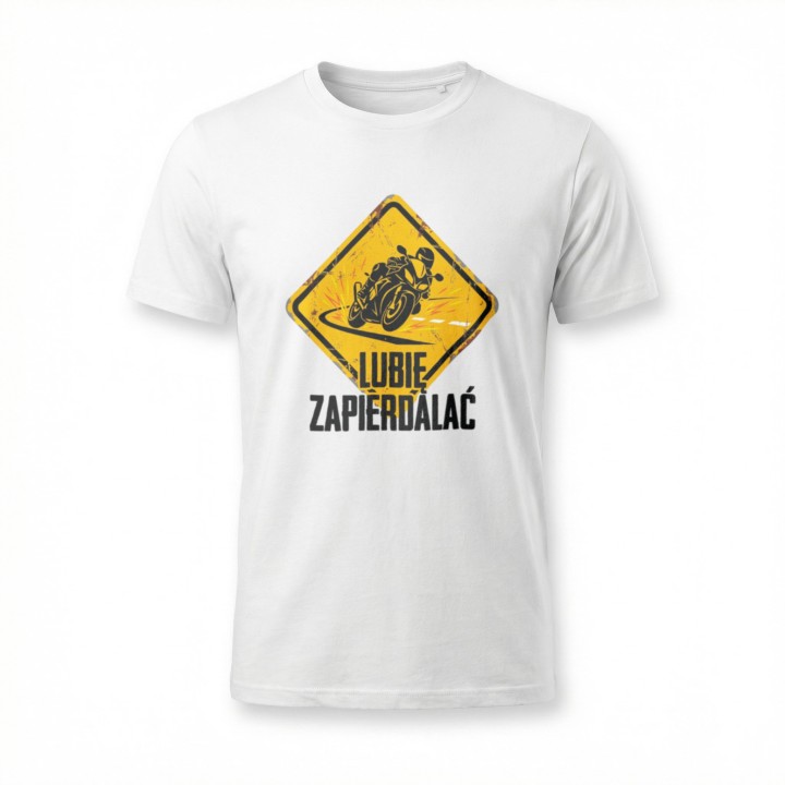 Koszulka Lubię Zapierdalać | Znak Ostrzegawczy