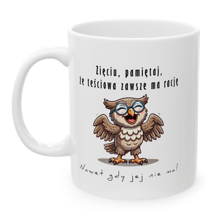 Kubek dla zięcia – „NIE MARTW SIĘ!” teściowa