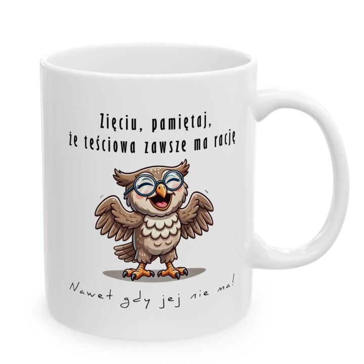 Kubek dla zięcia – „NIE MARTW SIĘ!” teściowa