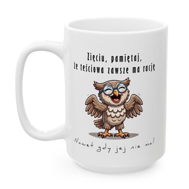 Kubek dla zięcia – „NIE MARTW SIĘ!” teściowa