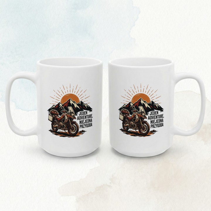 Kubek dla motocyklisty Adventure Przygoda Moto Gadżet