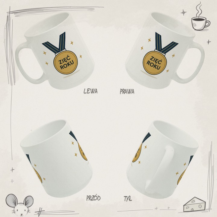Kubek „Medal” – Prezent od Teściów lub Partnera