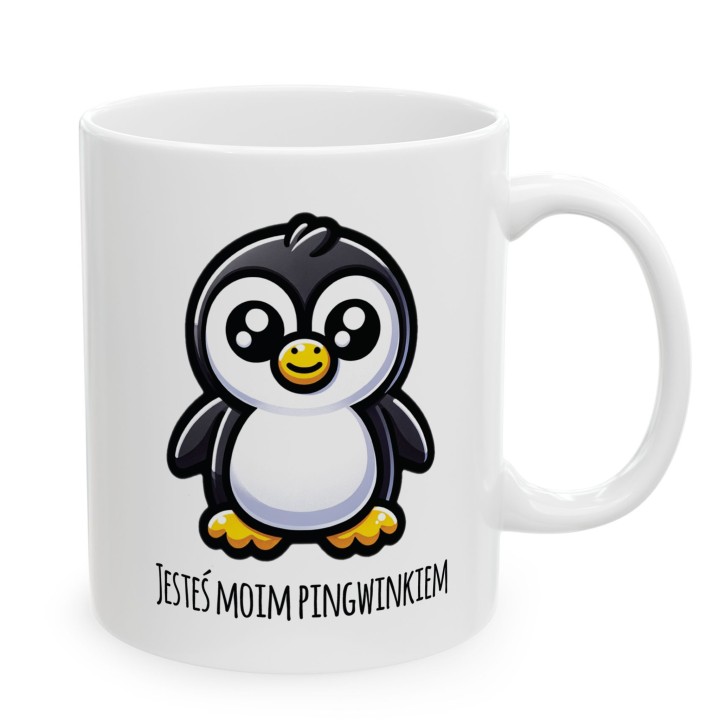 Kubek pingwinek – „JESTEŚ MOIM PINGWINKIEM” dla par