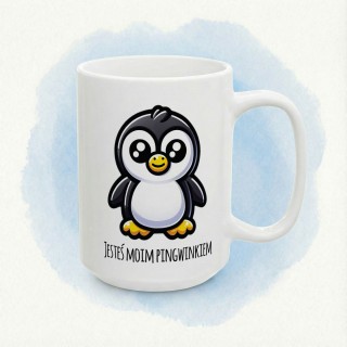 Kubek pingwinek – „JESTEŚ MOIM PINGWINKIEM” dla par