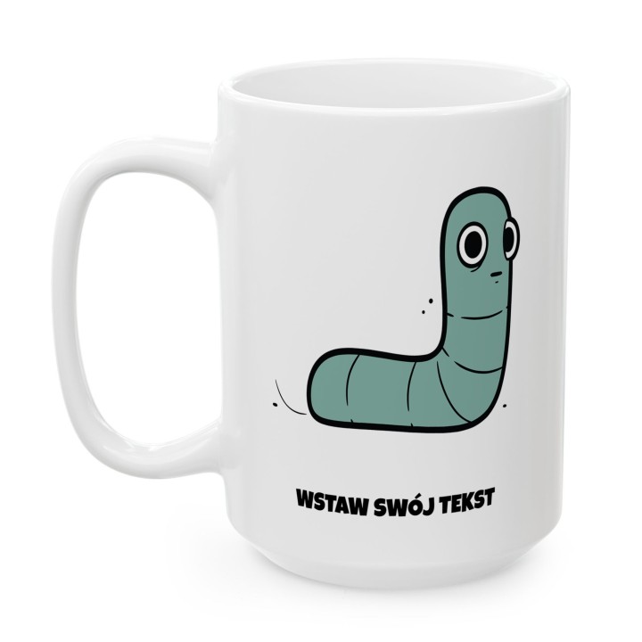 Kubek personalizowany Własny Tekst i Postać hobby TYPOWY ROBAK