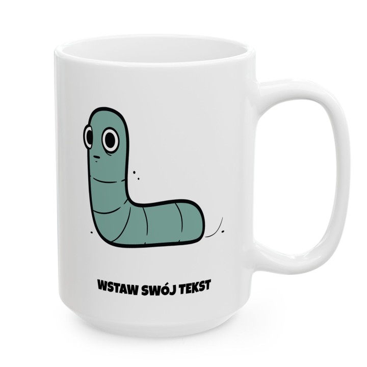 Kubek personalizowany Własny Tekst i Postać hobby TYPOWY ROBAK