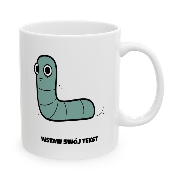 Kubek personalizowany Własny Tekst i Postać hobby TYPOWY ROBAK