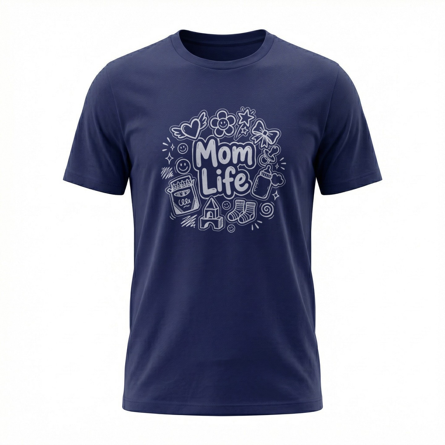 Koszulka z nadrukiem Mom Life