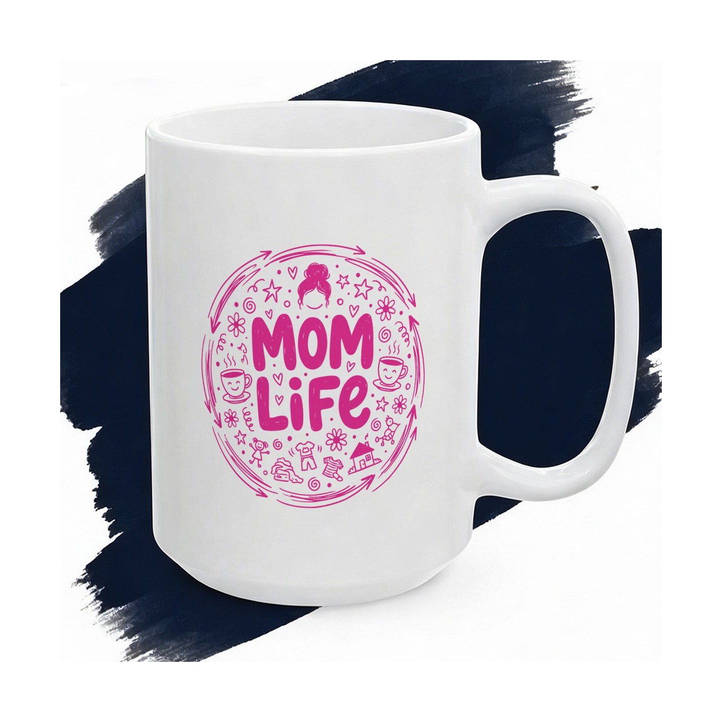 Kubek z nadrukiem Mom Life