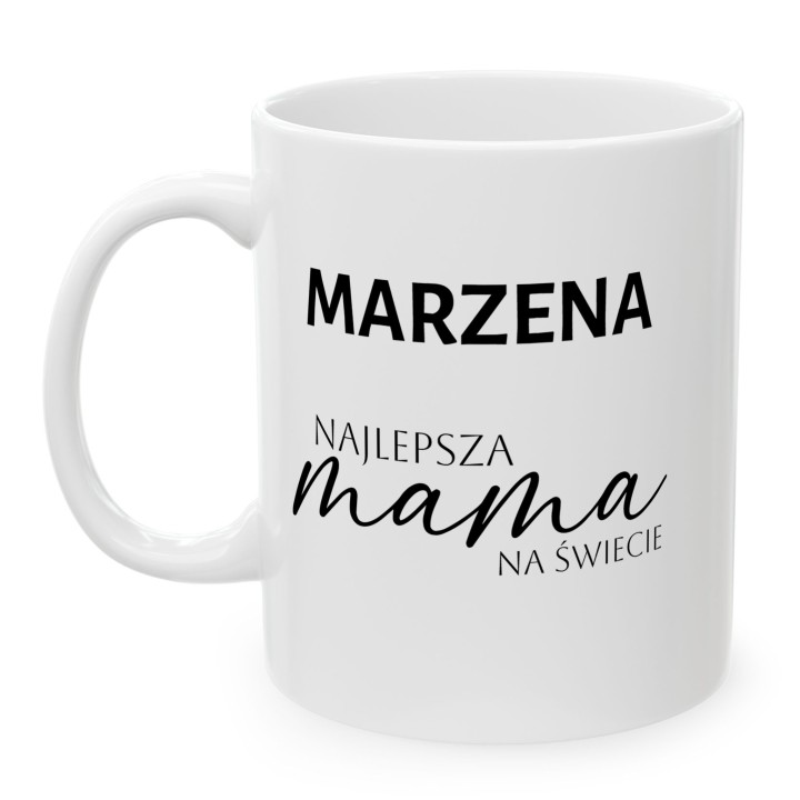 Personalizowany kubek dla mamy z imieniem | Najlepsza Mama na Świecie