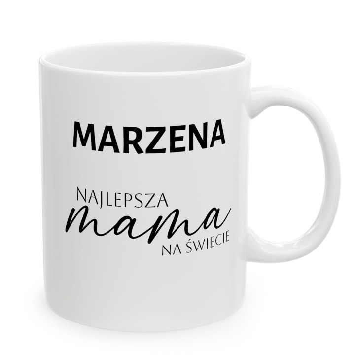 Personalizowany kubek dla mamy z imieniem | Najlepsza Mama na Świecie