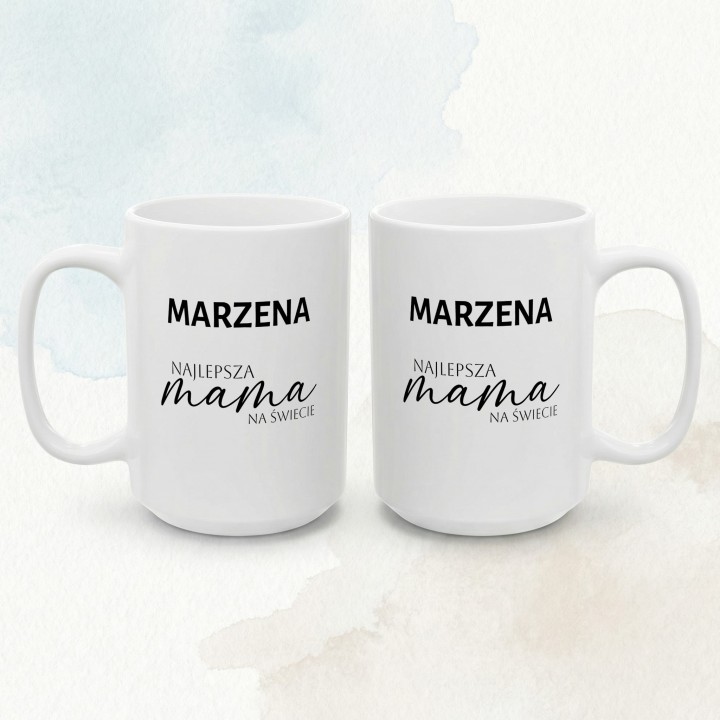 Personalizowany kubek dla mamy z imieniem | Najlepsza Mama na Świecie