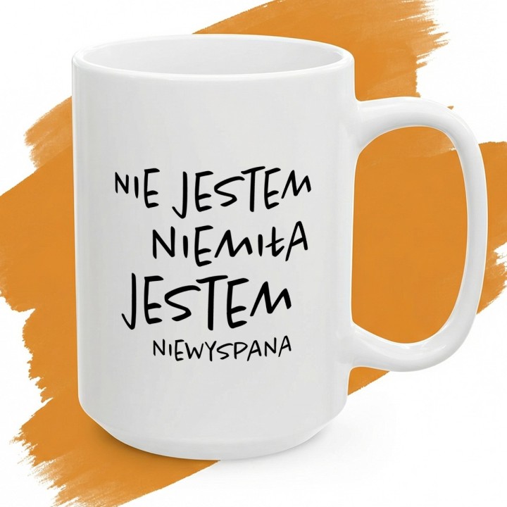 Kubek Nie Jestem Niemiła Jestem Niewyspana - Ironia na Rano