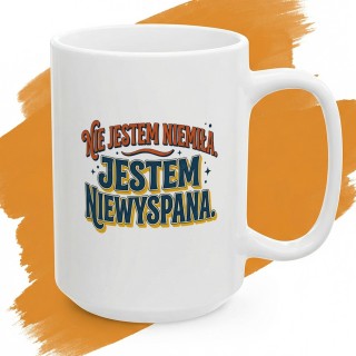 Kubek Retro Nie Jestem Niemiła Jestem Niewyspana