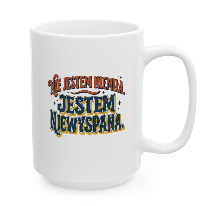 Kubek Retro Nie Jestem Niemiła Jestem Niewyspana