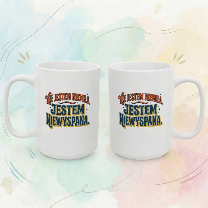 Kubek Retro Nie Jestem Niemiła Jestem Niewyspana