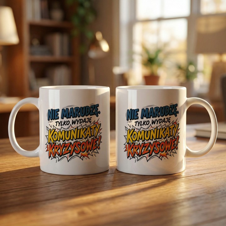Kubek Nie Marudzę Tylko Wydaję Komunikaty Kryzysowe
