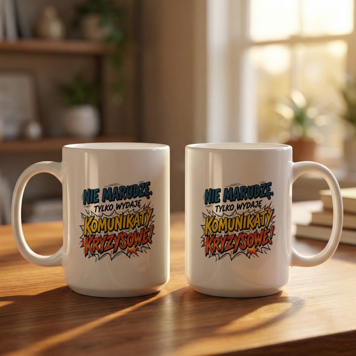 Kubek Nie Marudzę Tylko Wydaję Komunikaty Kryzysowe