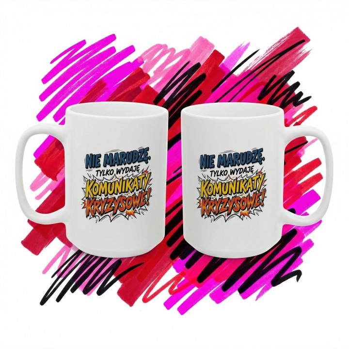 Kubek Nie Marudzę Tylko Wydaję Komunikaty Kryzysowe