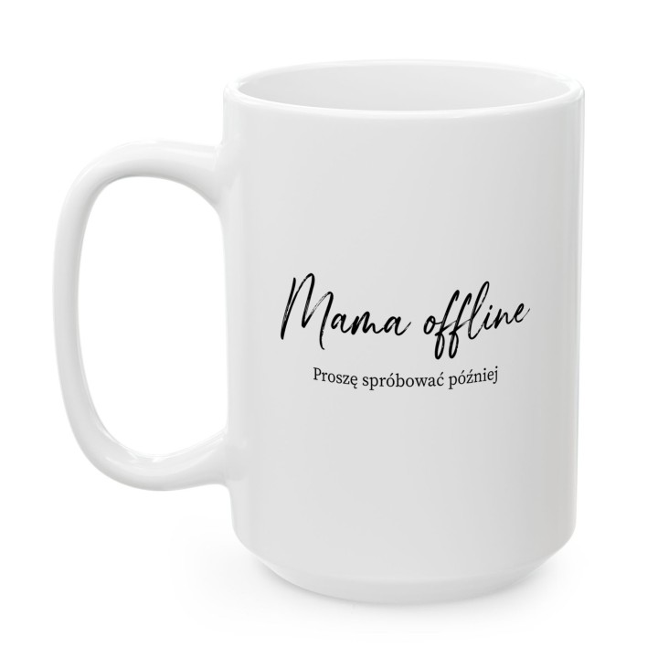 Kubek Mama offline - Proszę spróbować później | Prezent dla mamy