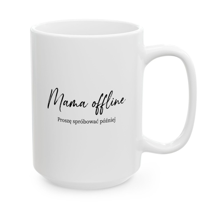 Kubek Mama offline - Proszę spróbować później | Prezent dla mamy