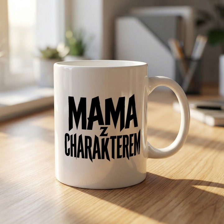 Kubek dla mamy z charakterem | Prezent dla silnej kobiety