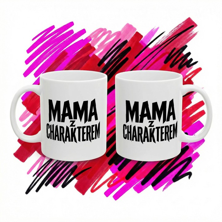 Kubek dla mamy z charakterem | Prezent dla silnej kobiety