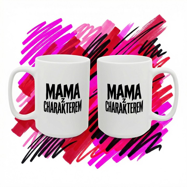 Kubek dla mamy z charakterem | Prezent dla silnej kobiety