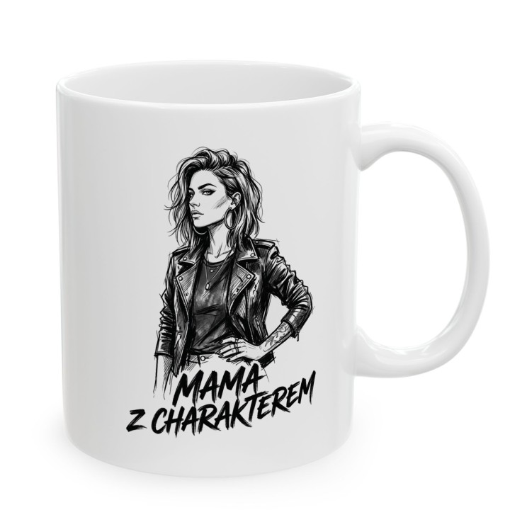Kubek Mama z charakterem – prezent dla nowoczesnej, silnej mamy