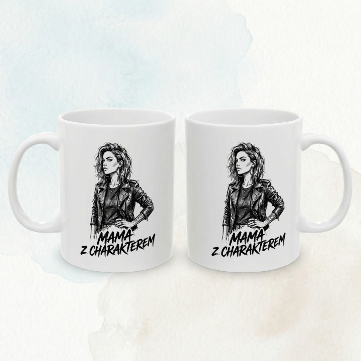 Kubek Mama z charakterem – prezent dla nowoczesnej, silnej mamy