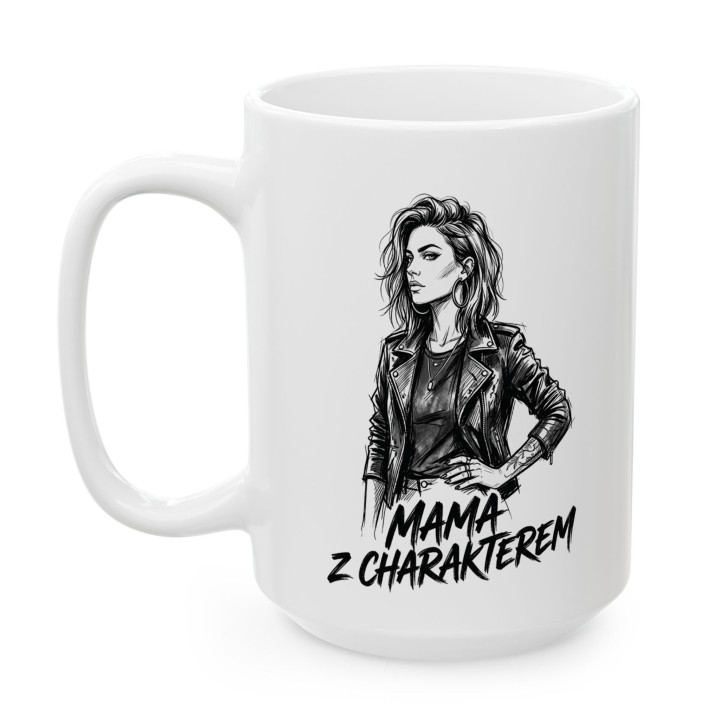 Kubek Mama z charakterem – prezent dla nowoczesnej, silnej mamy