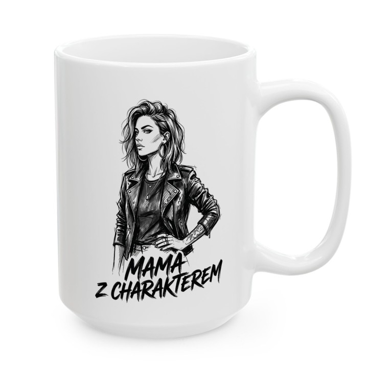 Kubek Mama z charakterem – prezent dla nowoczesnej, silnej mamy