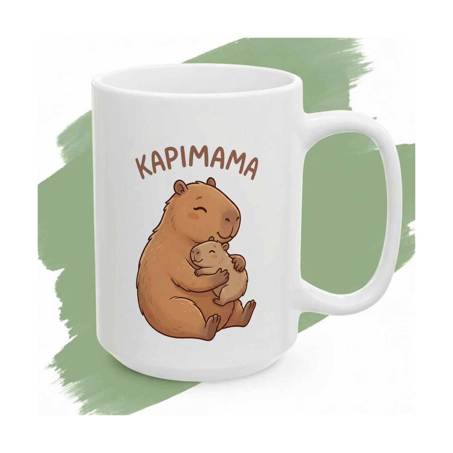 Kubek ceramiczny Kapimama – Królowa Chillery i Przytulania